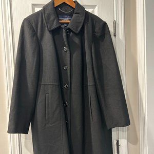 Land's End Black Wool Winter Pea Coat (size 22W)